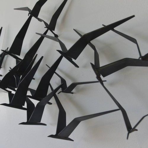 Flock Of Birds Metal Wall Art (Photo 26 of 30)