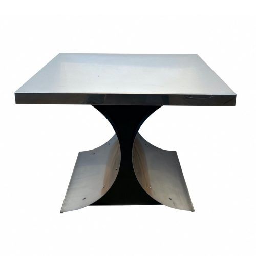 Brushed Stainless Steel Coffee Tables (Photo 9 of 20)