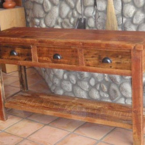 Barnwood Console Tables (Photo 11 of 20)