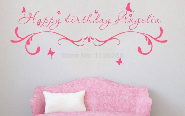 20 Ideas of Happy Birthday Wall Art