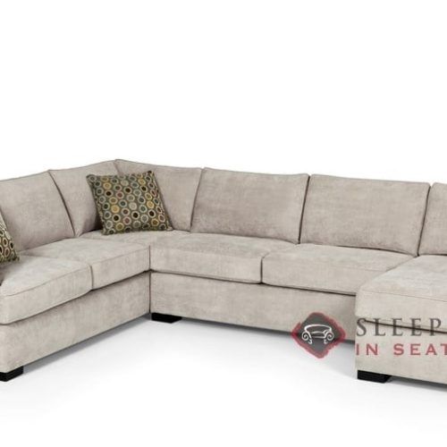 U-Shaped Sectional Sofa With Pull-Out Bed (Photo 20 of 20)