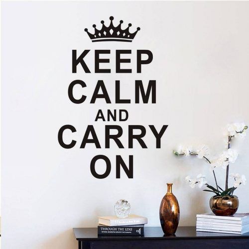 Keep Calm And Carry On Wall Art (Photo 7 of 25)