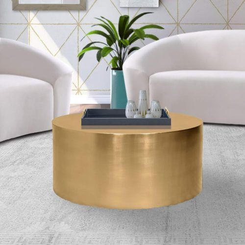 Satin Gold Coffee Tables (Photo 14 of 20)