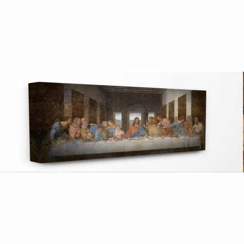 Blended Fabric Leonardo Davinci The Last Supper Wall Hangings (Photo 17 of 20)
