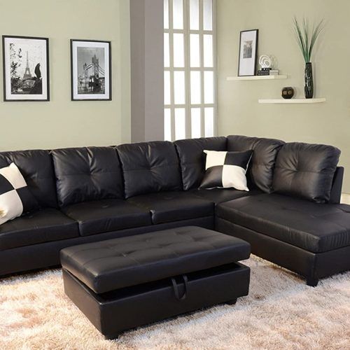 Faux Leather Sectional Sofa Sets (Photo 14 of 21)