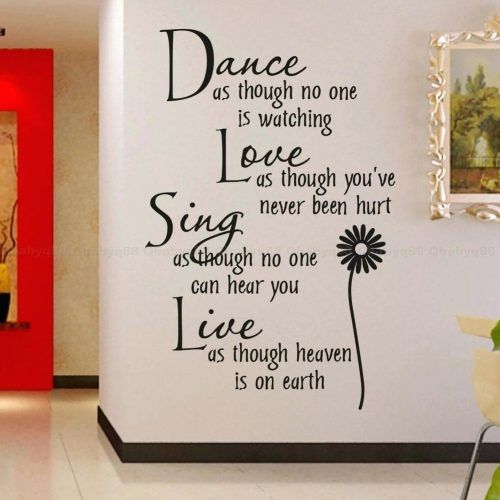 Dance Quotes Canvas Wall Art (Photo 11 of 15)