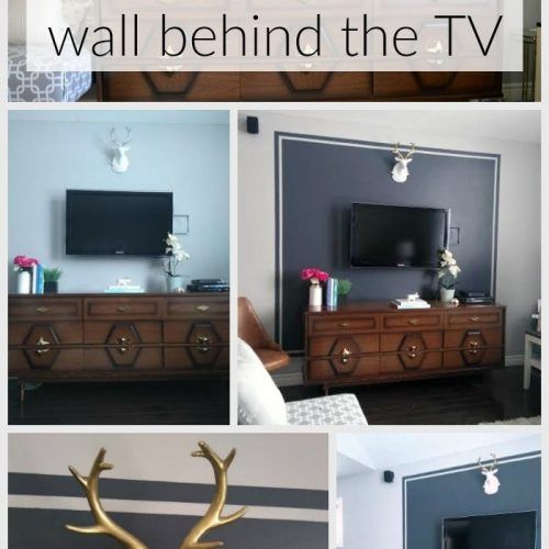 Wall Accents Behind Tv (Photo 7 of 15)