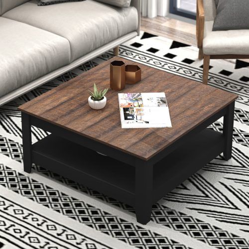 Black Square Coffee Tables (Photo 18 of 20)