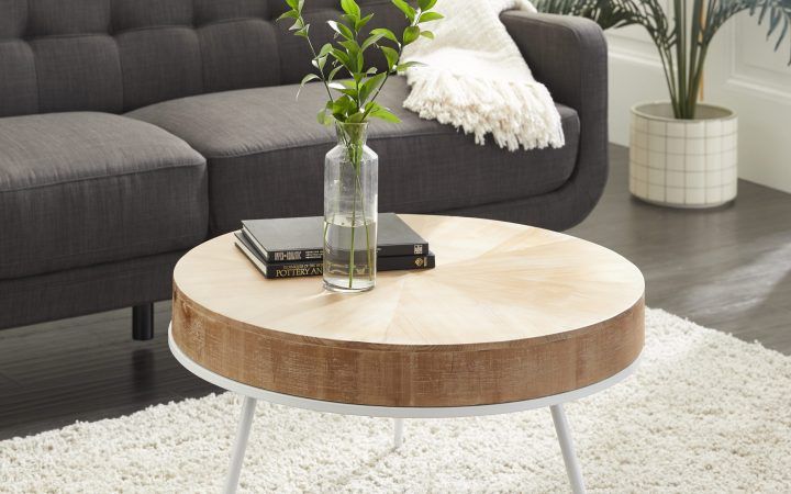The Best Coffee Tables with Round Wooden Tops