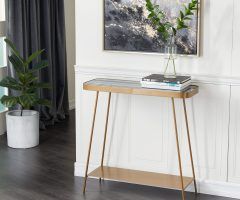 Top 20 of Glass and Pewter Oval Console Tables