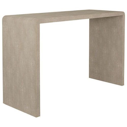 Faux Shagreen Console Tables (Photo 19 of 20)