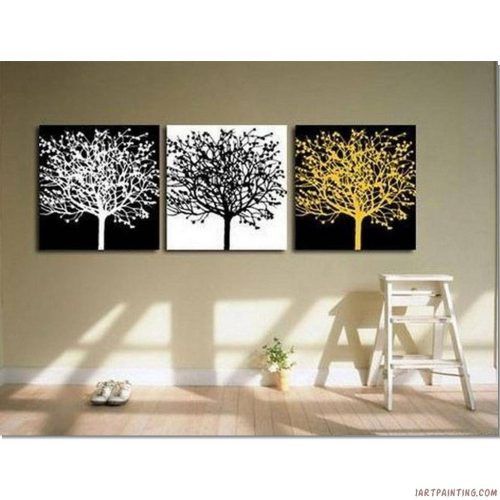 Canvas Wall Art Sets Of 3 (Photo 17 of 25)