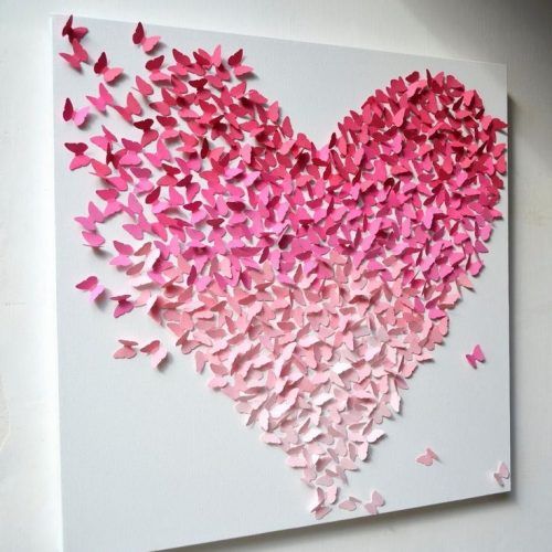 Hearts Canvas Wall Art (Photo 6 of 15)