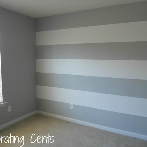 Vertical Stripes Wall Accents (Photo 8 of 15)