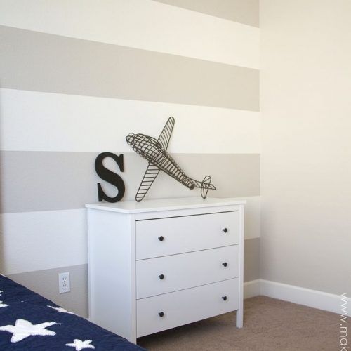 Horizontal Stripes Wall Accents (Photo 4 of 15)