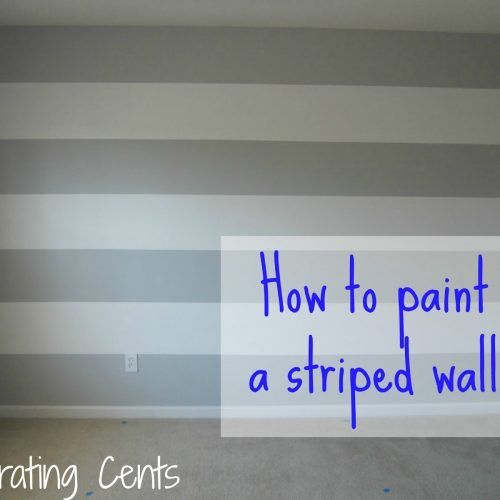 Vertical Stripes Wall Accents (Photo 6 of 15)