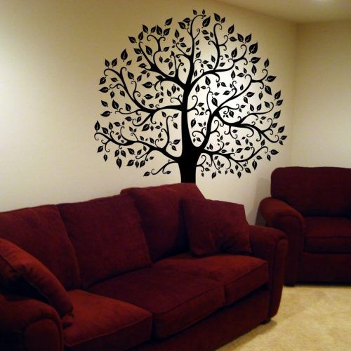 Fabric Tree Wall Art (Photo 11 of 15)