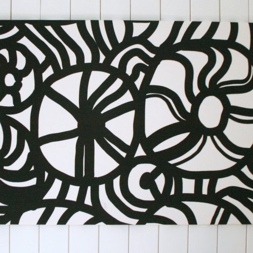 Black And White Fabric Wall Art (Photo 10 of 15)