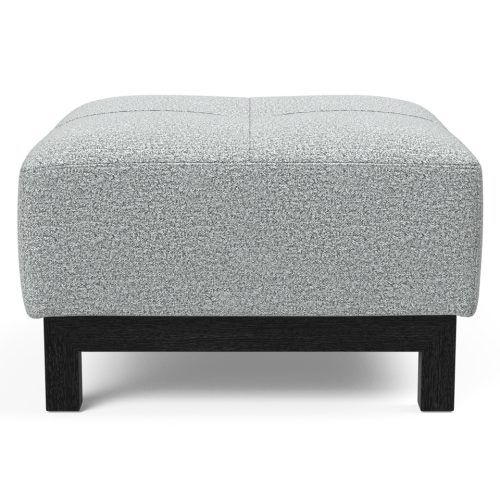 Light Blue And Gray Solid Cube Pouf Ottomans (Photo 9 of 20)