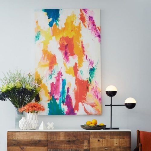 West Elm Abstract Wall Art (Photo 1 of 20)