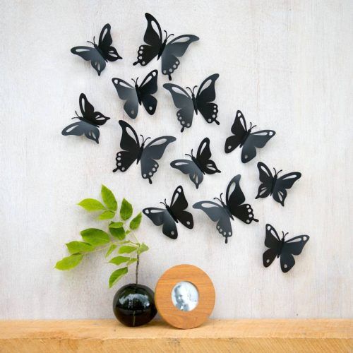 3D Butterfly Wall Art (Photo 9 of 20)