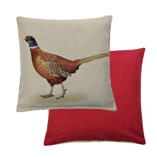 Blended Fabric Pheasant And Doe European Tapestries Wall Hangings (Photo 16 of 20)