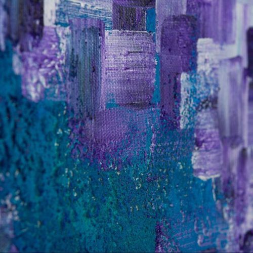 Purple Abstract Wall Art (Photo 19 of 20)