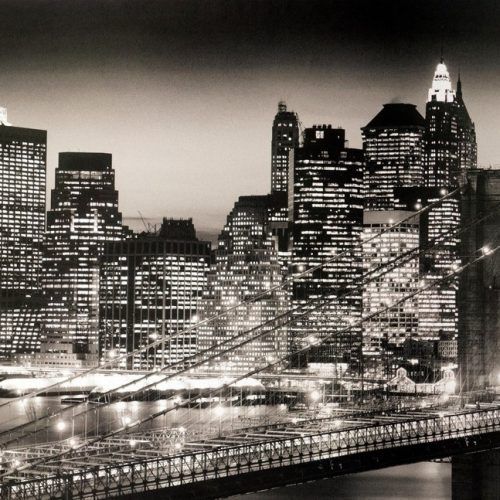 Canvas Wall Art Of New York City (Photo 2 of 15)