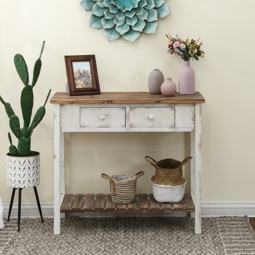 Natural Wood Console Tables (Photo 1 of 20)