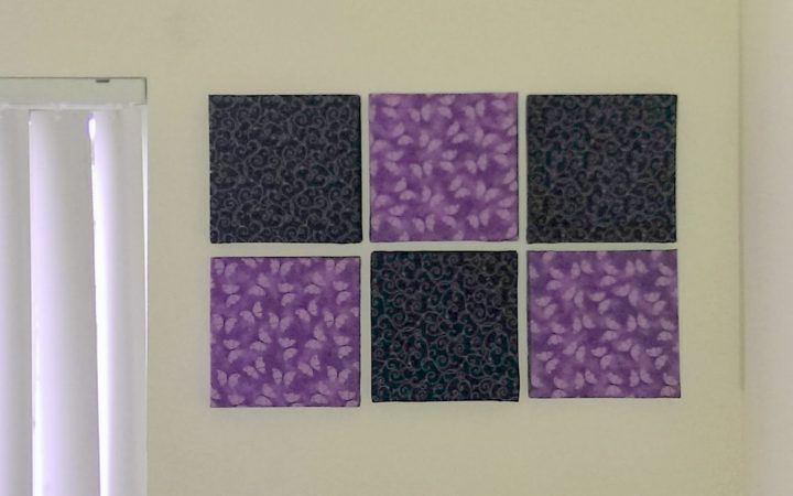 15 The Best Purple Fabric Wall Art