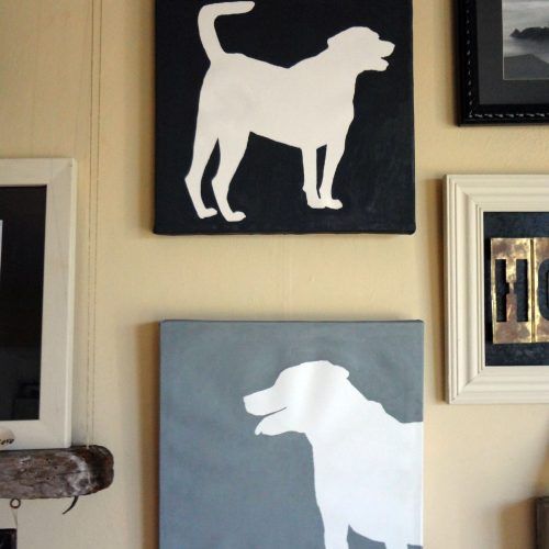 Dogs Canvas Wall Art (Photo 10 of 15)