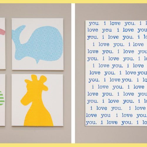 Baby Room Canvas Wall Art (Photo 6 of 15)