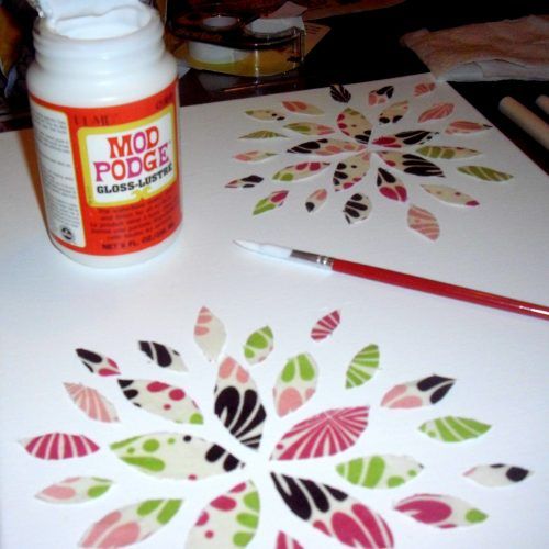 Mod Podge Fabric Wall Art (Photo 1 of 15)