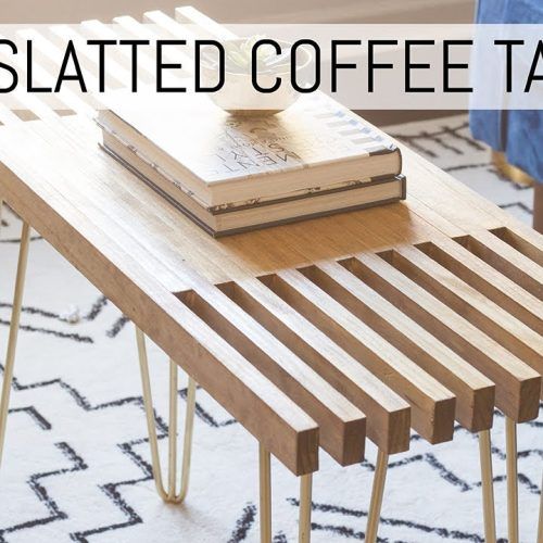 Slat Coffee Tables (Photo 7 of 20)