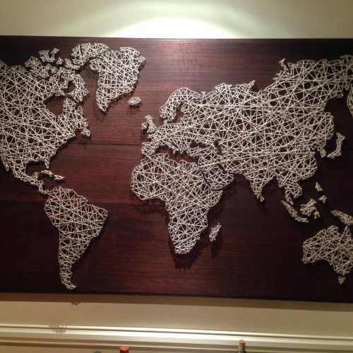 String Map Wall Art (Photo 16 of 20)