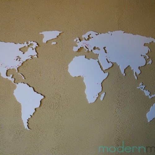 Diy World Map Wall Art (Photo 18 of 20)