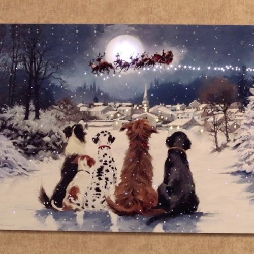 Dogs Canvas Wall Art (Photo 1 of 15)