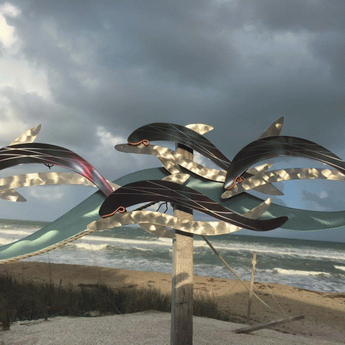 Dolphin Metal Wall Art (Photo 11 of 25)