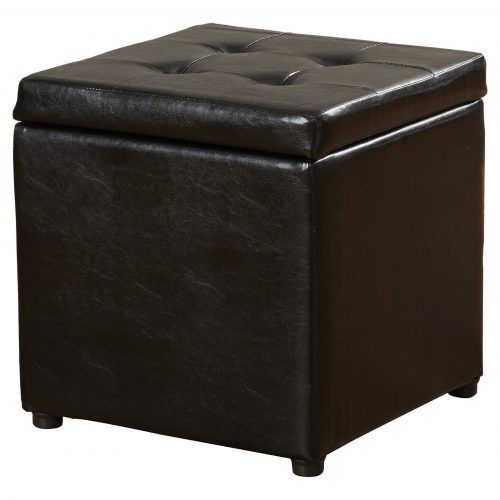 Solid Cuboid Pouf Ottomans (Photo 11 of 20)