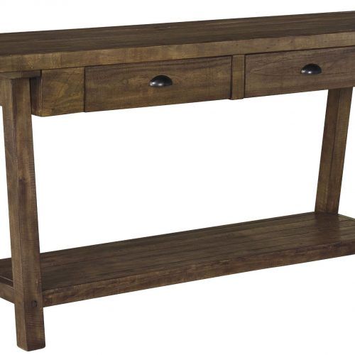 Rustic Barnside Console Tables (Photo 9 of 20)