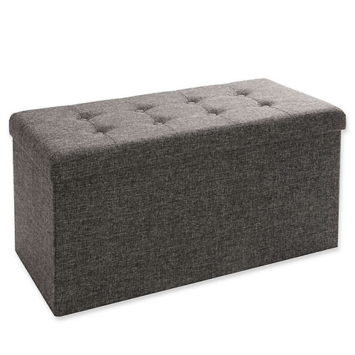 Gray And Beige Solid Cube Pouf Ottomans (Photo 7 of 20)