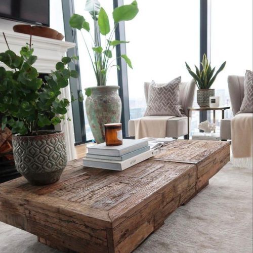Reclaimed Wood Coffee Tables (Photo 9 of 20)