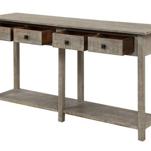 Gray Wash Console Tables (Photo 9 of 20)