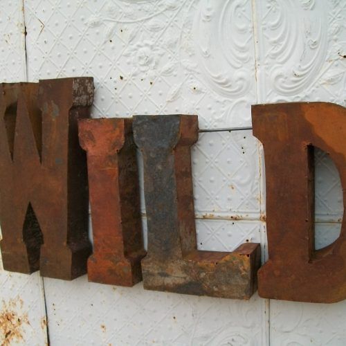 Metal Letter Wall Art (Photo 3 of 20)