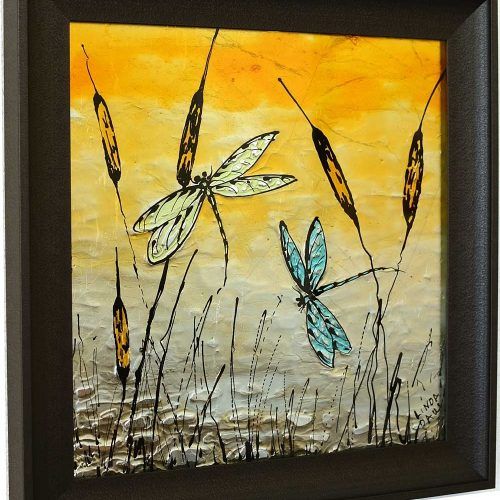 Dragonfly Painting Wall Art (Photo 3 of 20)