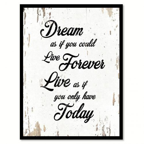 Inspirational Quote Canvas Wall Art (Photo 12 of 15)