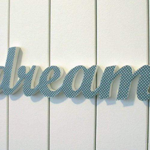 Wooden Words Wall Art (Photo 14 of 30)