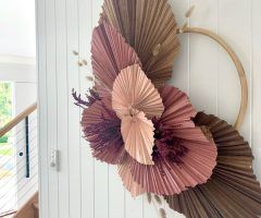 20 Ideas of Blended Fabric Leaves Wall Hangings