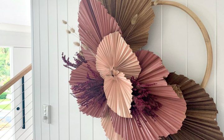 Blended Fabric Leaf Wall Hangings