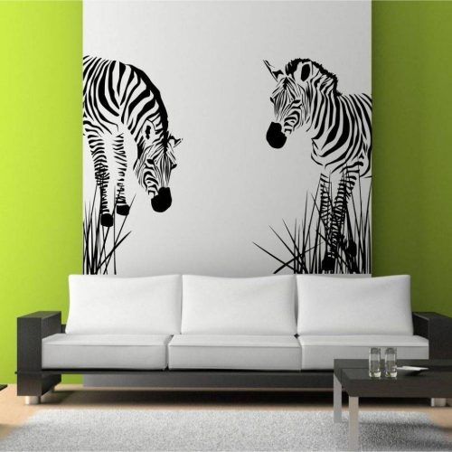 Zebra Wall Art Canvas (Photo 16 of 25)
